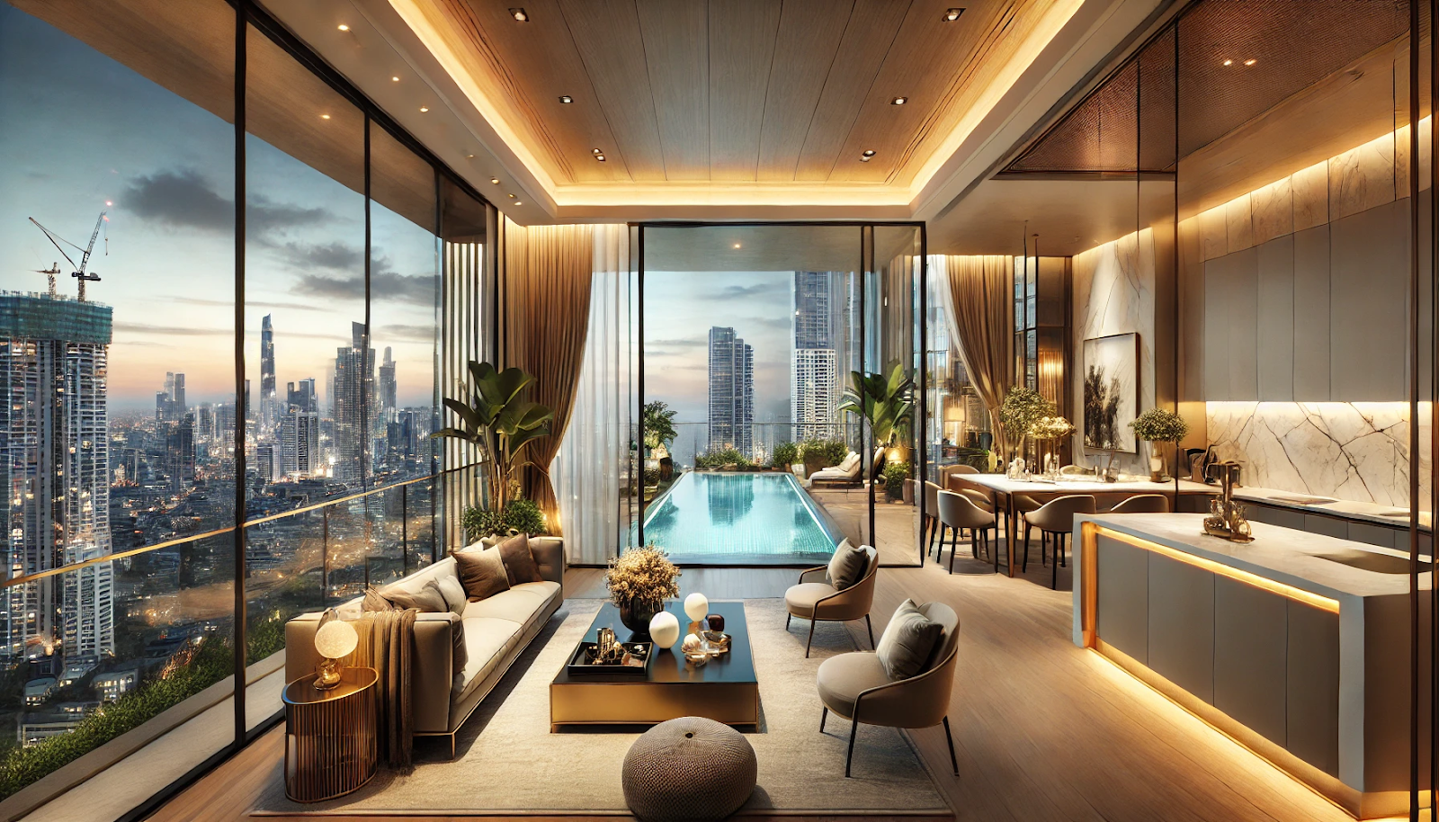 Hình ảnh Không gian nghỉ dưỡng đẳng cấp Tại Sky Villa - Ảnh minh hoạ