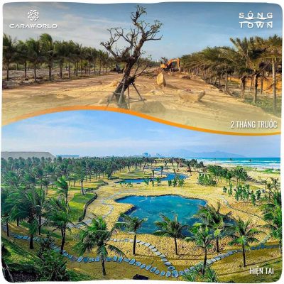 Sự thay đổi ngoạn mục của Công viên biển khu A - Cara World chỉ sau 2 tháng