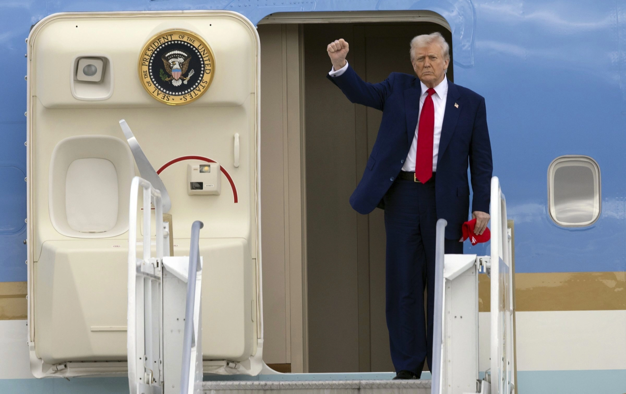 Tổng thống Mỹ Donald Trump tại Miami ngày 3/4.