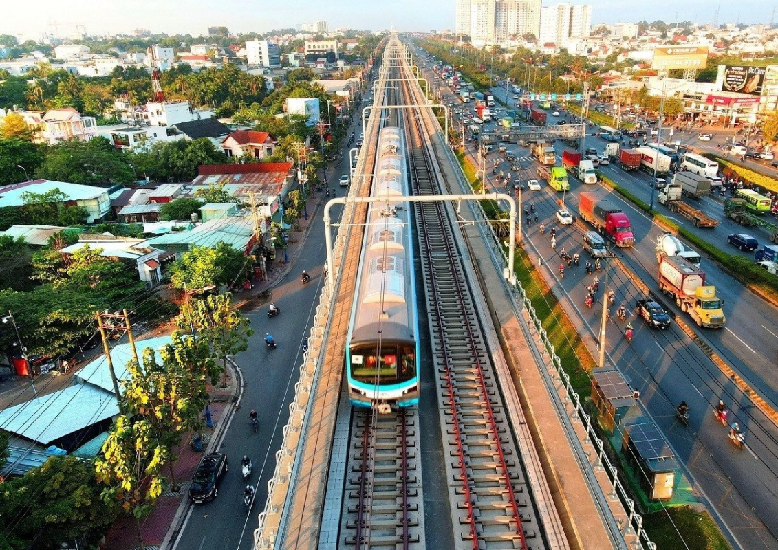 Các tuyến metro đóng vai trò xương sống trong quy hoạch TOD của TP. HCM.