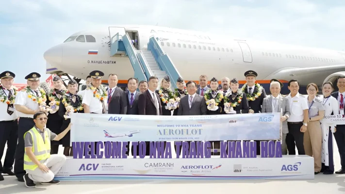 Khánh hòa đón khách Nga đến với Việt Nam