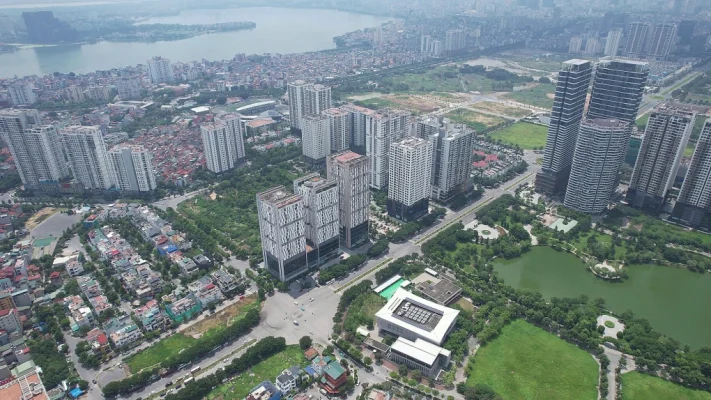 Giá bán chung cư cao cấp Hà Nội đang tăng mạnh, tiệm cận thậm chí vượt nhà liền kề