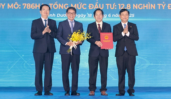 Công ty Đầu tư phát triển Khu công nghiệp Thadico Bình Dương – thành viên của Tập đoàn THACO được trao quyết định đầu tư KCN Thadico