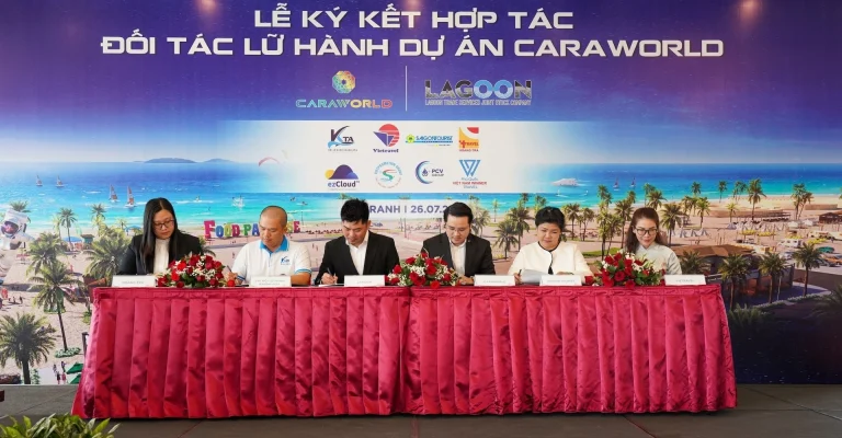 Chủ đầu tư CaraWorld tiếp tục ký kết hợp tác các đối tác lữ hành lớn