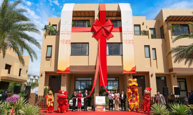 CaraWorld khai trương nhà mẫu Sông Town