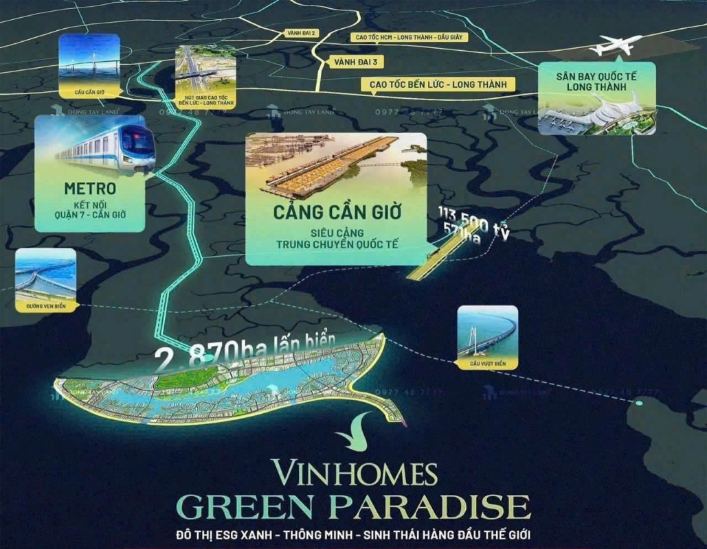 Siêu đô thị ESG Xanh - Vinhomes Green Paradise Cần Giờ 