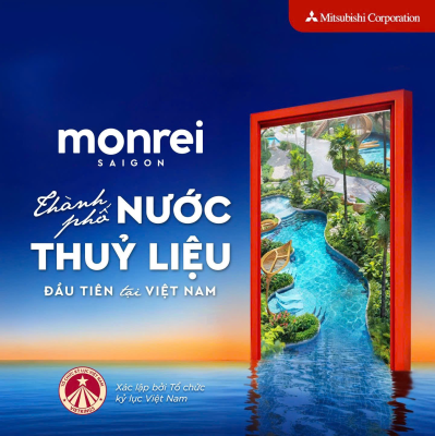 Monrei Saigon xác lập kỷ lục “Thành phố Nước – Thủy liệu đầu tiên tại Việt Nam”